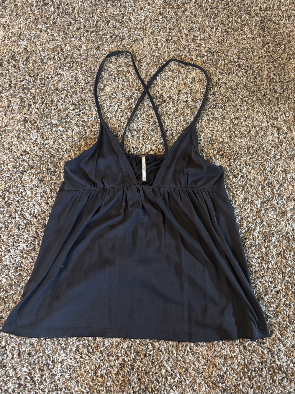 Charcoal Baby Doll Tank Top